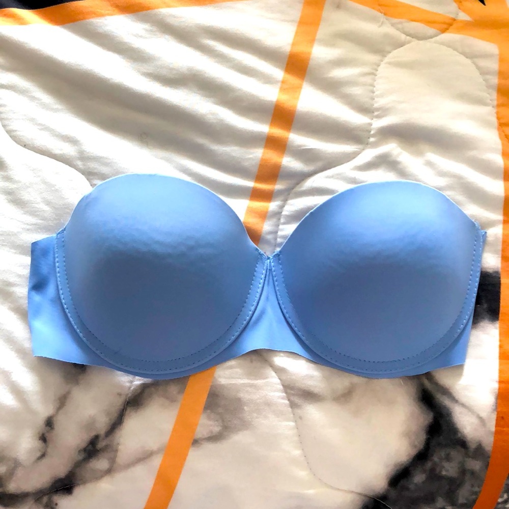 Periwinkle Strapless Bra